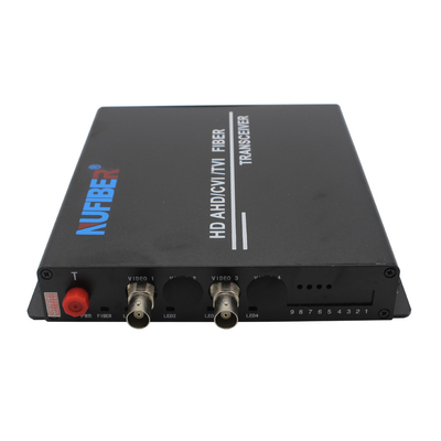 1080P μετατροπέας HD AHD/TVI/CVI ινών τηλεοπτικός 2Ch 2MP μονοκατευθυντικό SM 1310/1550nm FC