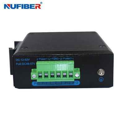 Μη διαχειριζόμενος Industrial SFP Ethernet Switch 2*1000M SFP σε 4*10/100/1000M UTP Port Gigabit 6 Port Switch