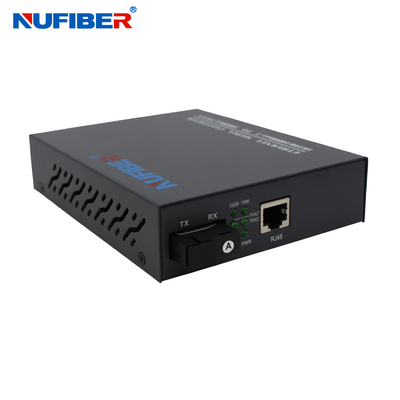 OEM Gigabit Simplex Fiber Media Converter Ενδιάμεση παροχή ρεύματος AC220V-260V