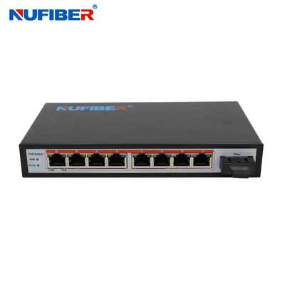 NuFiber 9 τροφοδοτημένος μετατροπέας μέσων ινών σημείου εισόδου εύρους ζώνης 1.8Gbps διακοπτών λιμένων σημείο εισόδου