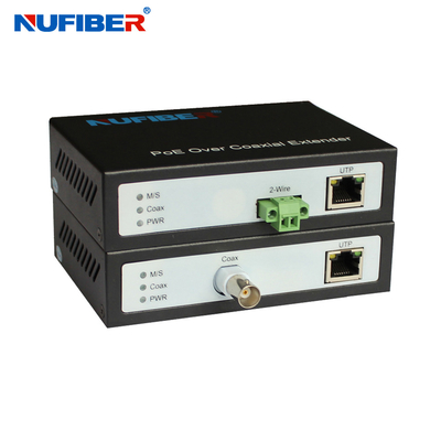 POC Ethernet πέρα από τον ομοαξονικό λιμένα 1 μετατροπέων 1BNC λιμένας RJ45