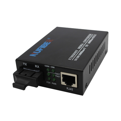 Πολλαπλού τρόπου μετατροπέας 10 100 1000Base TX FX μέσων μετατροπέων μέσων Gigabit Ethernet