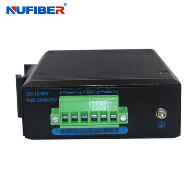 Διακόπτης Unmanaged Ethernet λιμένων μετατροπέων RJ45 8 μέσων ινών ODM cOem