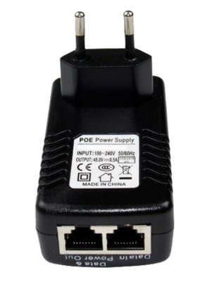 παροχή ηλεκτρικού ρεύματος σημείου εισόδου Ethernet της ΕΕ 10/100M 48V 0.5A για τα κάμερα ασφαλείας