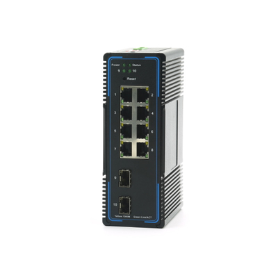 10 / βιομηχανικός διοικούμενος Ethernet διακόπτης 100/1000/10000m SFP με το σημείο εισόδου RJ45