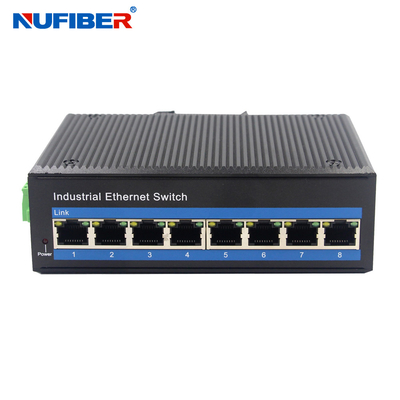 8 Θύρα 100m Unmanaged Industrial POE Switch Ethernet UTP 1000Mbps