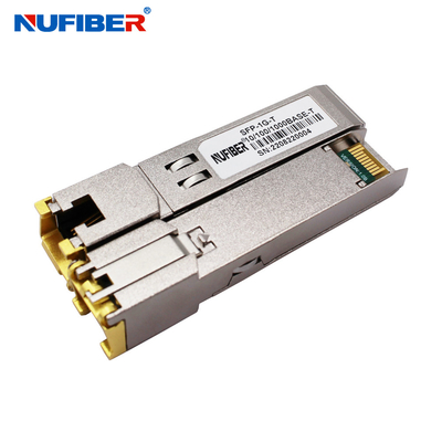 Ενότητα 10/100/1000M πομποδέκτης 100m glc-τ Gigabit RJ45 Ethernet χαλκού UTP