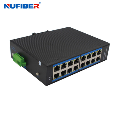 Βιομηχανικός διακόπτης 16*10/100/1000M 16port Gigabit Ethernet λιμένας UTP