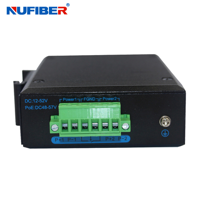 Διακόπτης 2 IP40 10Port Gigabit SFP Ethernet 1000M έως 8 10/100/1000M βιομηχανικό Unmanaged