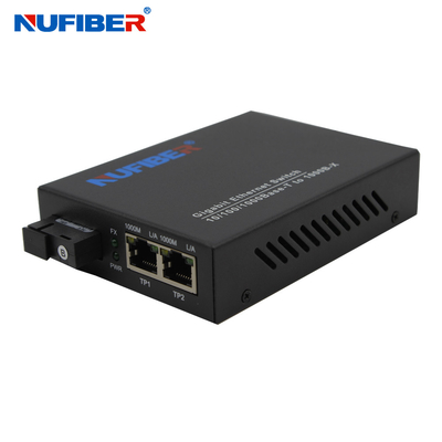 διακόπτης δικτύων 2port Gigabit Ethernet με τη μικρή κατανάλωση ισχύος λιμένων ινών