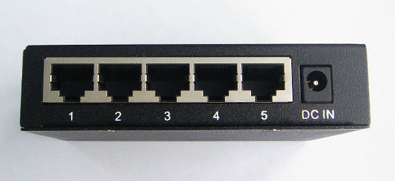 Διακόπτης 5 DC5V 1A Rj45 Ethernet διακόπτης Gigabit Ethernet λιμένων για τις συσκευές CCTV IP
