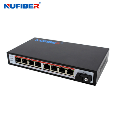 NuFiber 9 τροφοδοτημένος μετατροπέας μέσων ινών σημείου εισόδου εύρους ζώνης 1.8Gbps διακοπτών λιμένων σημείο εισόδου