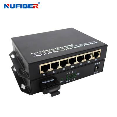 Πρότυπα ταχύτητας IEEE802.3u διακοπτών 100Mbps Ethernet λιμένων DC5V 1A 7