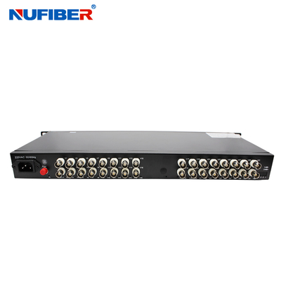 Τηλεοπτικός ακουστικός μετατροπέας μέσων ινών στοιχείων 32BNC RS485