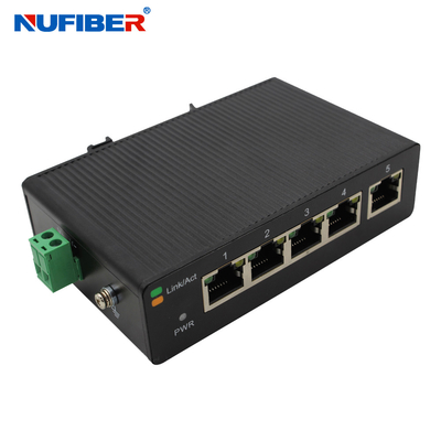 Βιομηχανικός 10 διακόπτης 24V Ethernet δικτύων λιμένων 100M 5 UTP